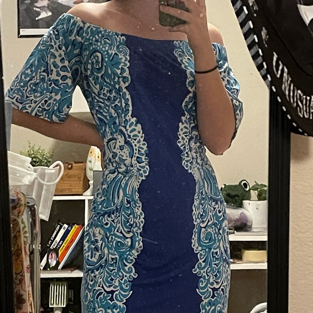 Lilly Pulitzer off the shoulder dress